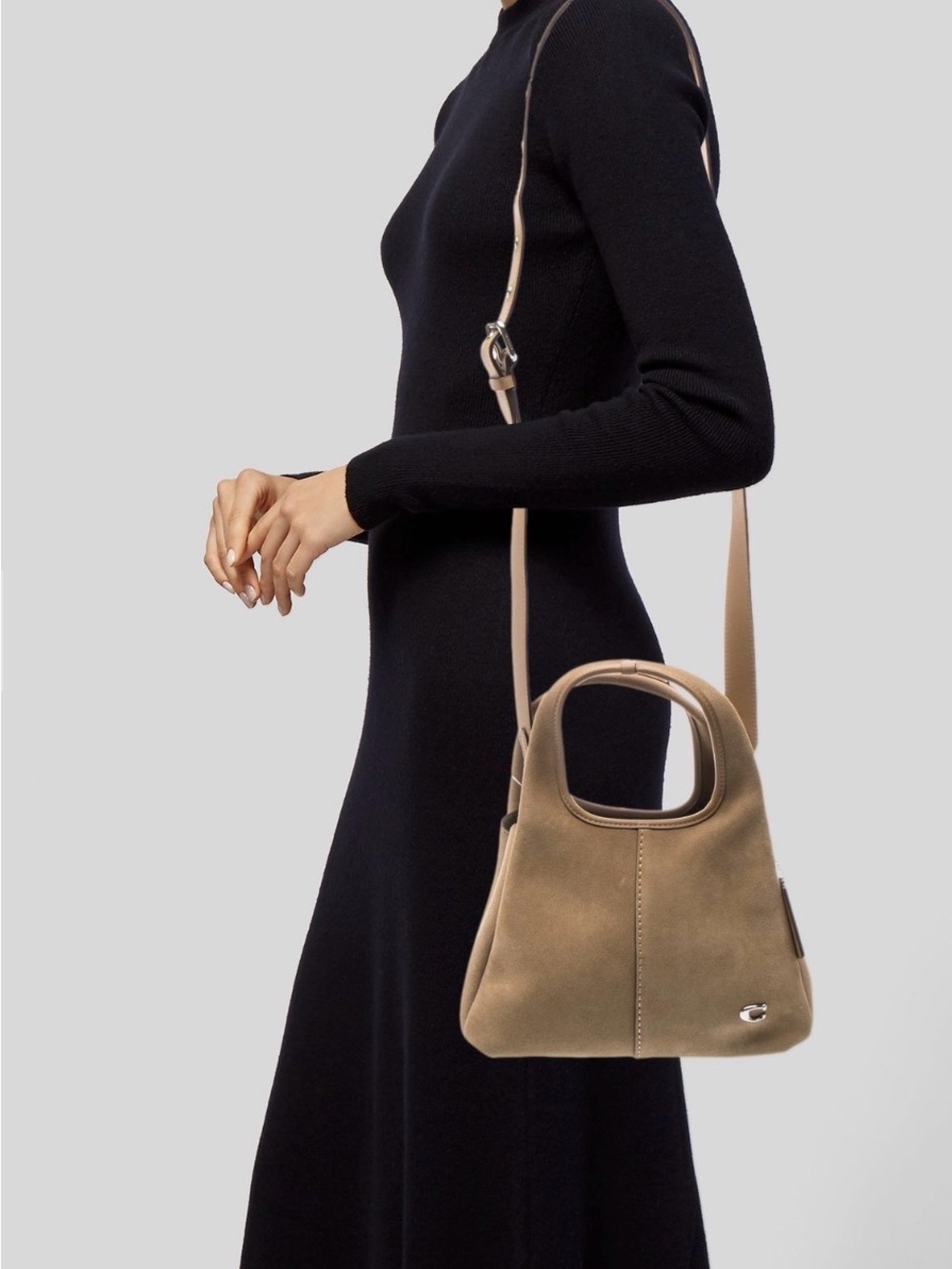 Brand new Coach Lana 23 Suede Shoulder Bag
